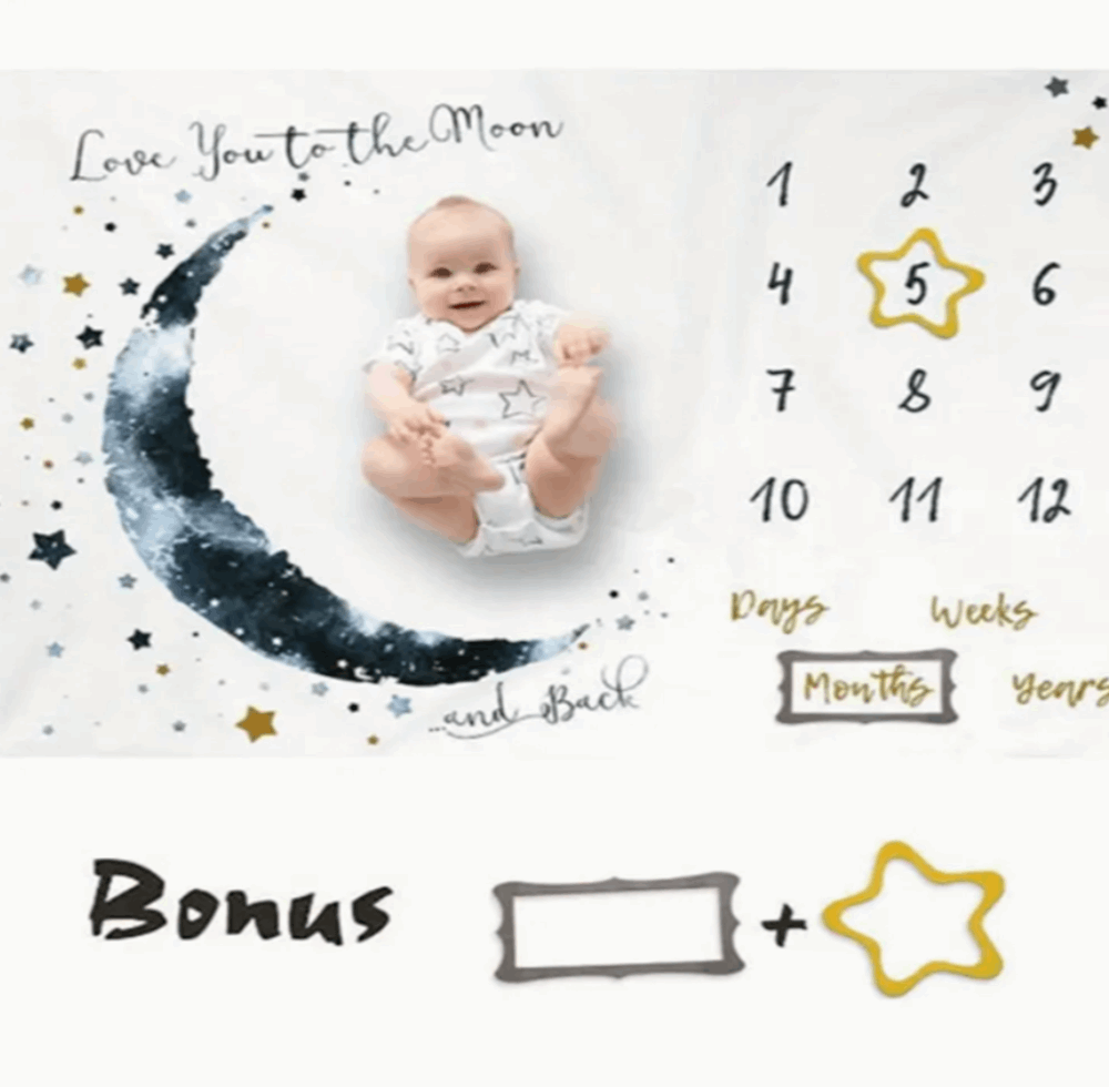 Milestone Blanket |  MumNest |  Baby Essentials.