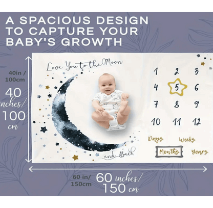 Milestone Blanket |  MumNest |  Baby Essentials.