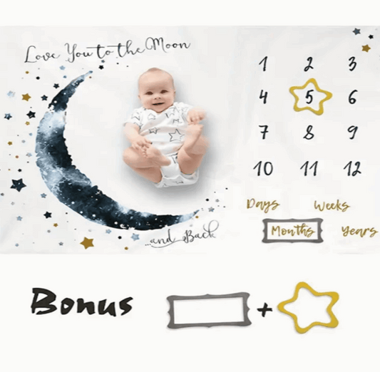 Milestone Blanket |  MumNest |  Baby Essentials.